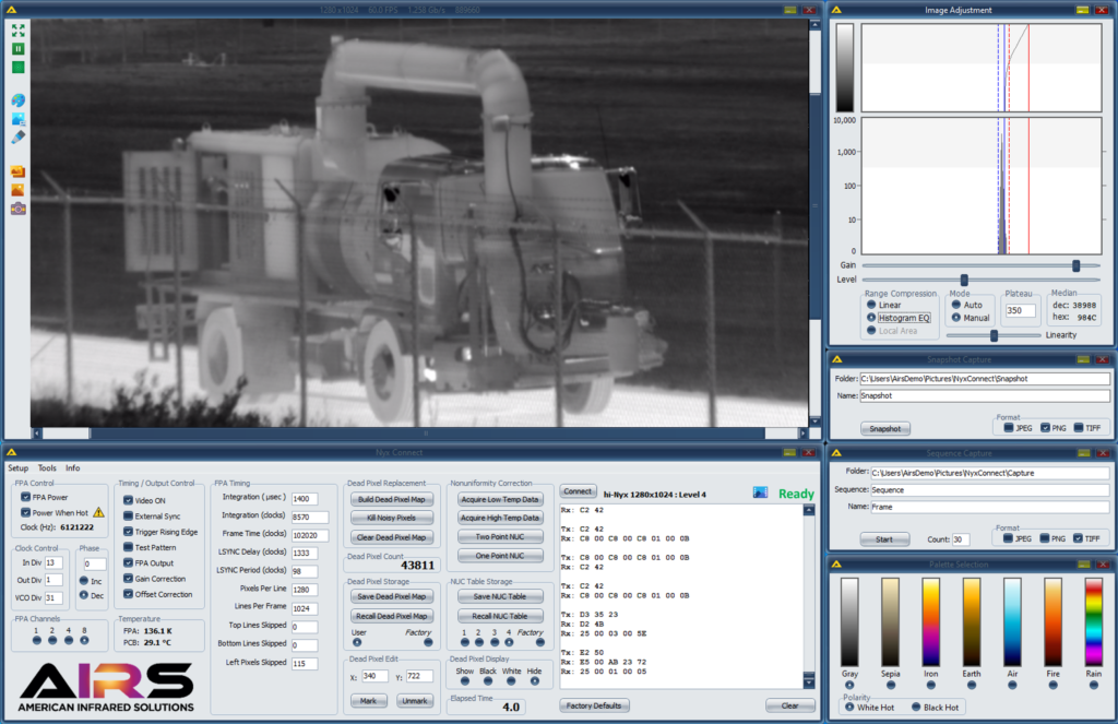 Infrared Camera Control Software